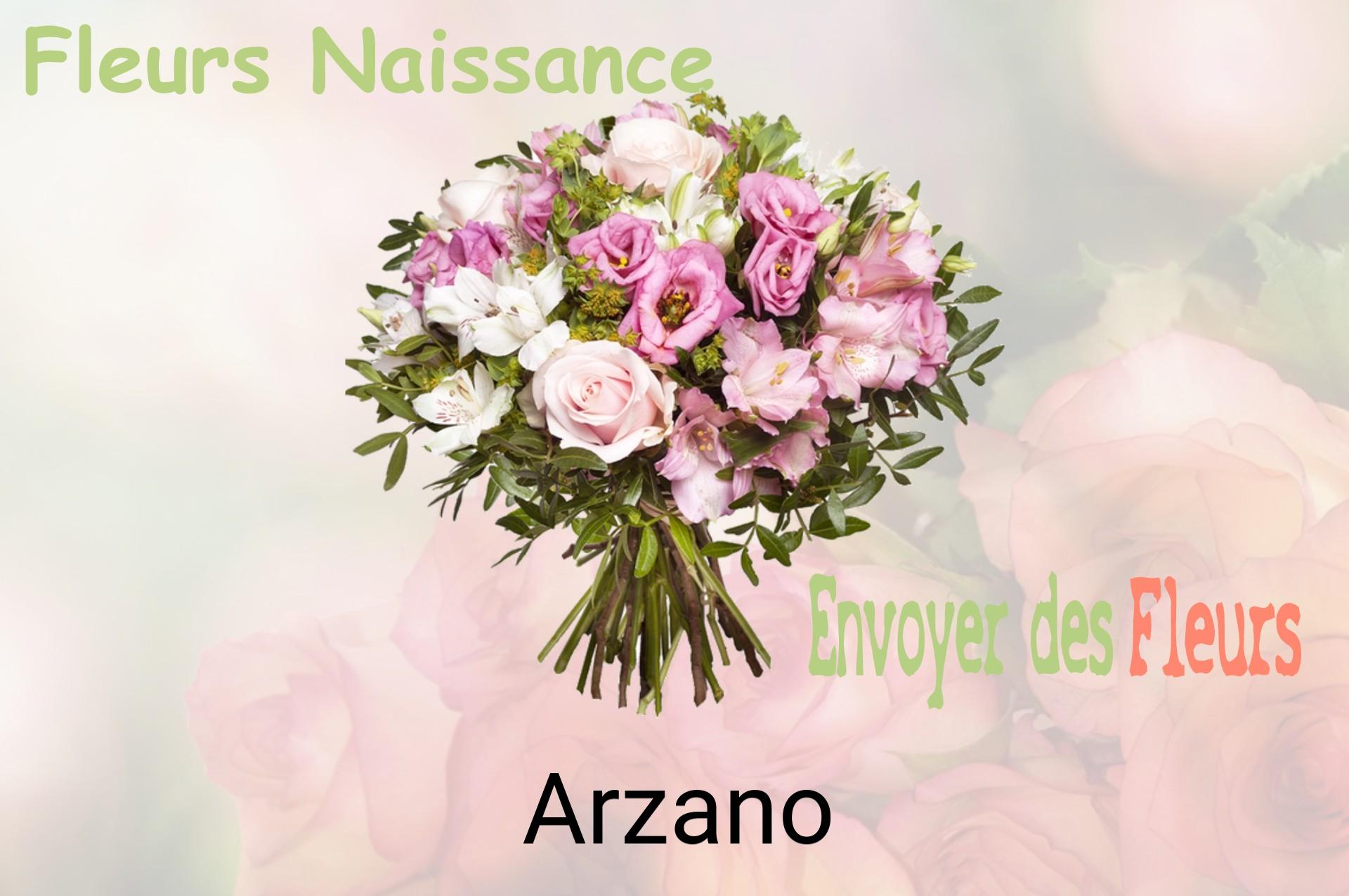 Bouquet de fleurs de naissance livré à Arzano